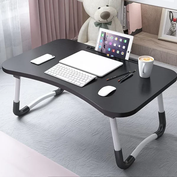 Table pliable multifonctionnelle – Idéale pour lit, canapé ou bureau – Image 3